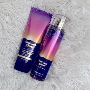 New! Bath and Body Works SUNSET GLOW FFM and Body Cream!